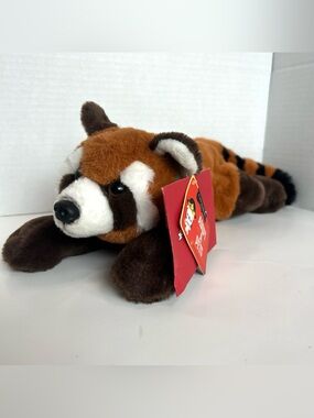 FAO Schwarz 15" Adopt a Wild Pal Endangered Red Panda Plush Stuffed Animal